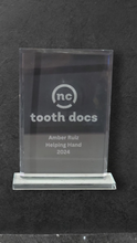 Load image into Gallery viewer, Rectangle Clear Glass Award Plaque
