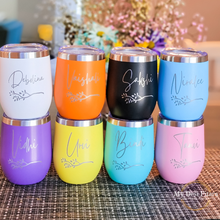 Load image into Gallery viewer, Monogram Wine Tumbler