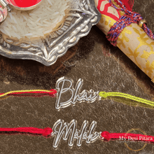 Load image into Gallery viewer, Acrylic Name Rakhi