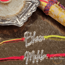 Load image into Gallery viewer, Acrylic Name Rakhi