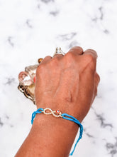 Load image into Gallery viewer, Evil Eye and Infinity Symbol Rakhi