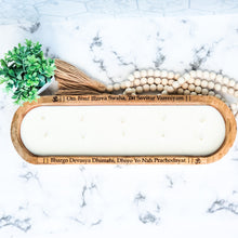 Load image into Gallery viewer, Wooden Dough Bowl Candle