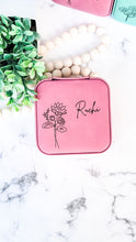 Load image into Gallery viewer, Birth Month Travel Jewelry Case
