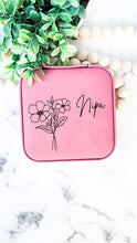 Load image into Gallery viewer, Birth Month Travel Jewelry Case