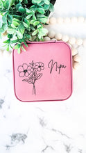 Load image into Gallery viewer, Birth Month Travel Jewelry Case