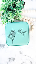Load image into Gallery viewer, Birth Month Travel Jewelry Case