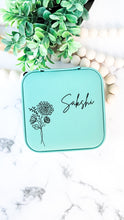 Load image into Gallery viewer, Birth Month Travel Jewelry Case