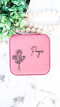 Load image into Gallery viewer, Birth Month Travel Jewelry Case