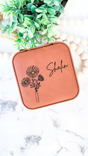 Load image into Gallery viewer, Birth Month Travel Jewelry Case