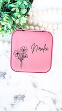Load image into Gallery viewer, Birth Month Travel Jewelry Case