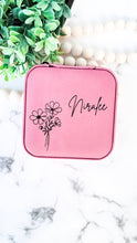 Load image into Gallery viewer, Birth Month Travel Jewelry Case