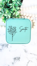 Load image into Gallery viewer, Birth Month Travel Jewelry Case