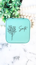 Load image into Gallery viewer, Birth Month Travel Jewelry Case