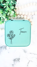 Load image into Gallery viewer, Birth Month Travel Jewelry Case