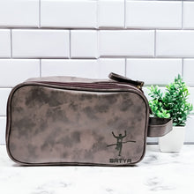 Load image into Gallery viewer, Custom Leather Toilet Bag