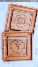 Load image into Gallery viewer, Square Celebrations Wood Tray
