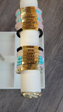 Load image into Gallery viewer, Personalized Gold Beaded Bracelet