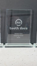 Load image into Gallery viewer, Rectangle Clear Glass Award Plaque