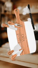 Load image into Gallery viewer, Marble Serving Board Set with Handle