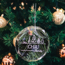 Load image into Gallery viewer, Personalized Crystal Ornament