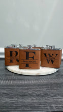 Load image into Gallery viewer, Personalized Leather Flask