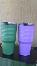 Load image into Gallery viewer, Engrave Your Own - a 30 oz. Tumbler Rambler
