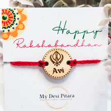 Load image into Gallery viewer, Khanda and Onkar Rakhi