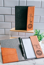 Load image into Gallery viewer, Custom Leatherette Padfolio