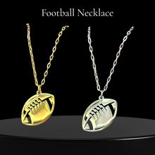 Load image into Gallery viewer, Personalized Football Necklace