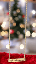 Load image into Gallery viewer, Personalized Flat Bar Necklace