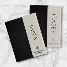 Load image into Gallery viewer, Custom Leatherette Padfolio