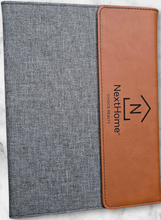 Load image into Gallery viewer, Custom Leatherette Padfolio