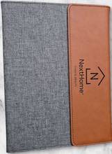 Load image into Gallery viewer, Custom Leatherette Padfolio