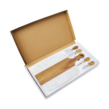 Load image into Gallery viewer, Marble Serving Board Set with Handle
