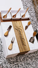 Load image into Gallery viewer, 11 Piece Marble and Acacia Wood Serving Board