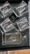 Load image into Gallery viewer, Square Decanter and Scotch Glasses Set