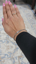 Load image into Gallery viewer, Personalized Adjustable Beaded Curved Bar Bracelet