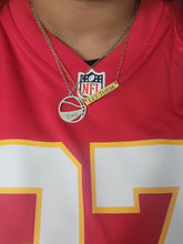 Load image into Gallery viewer, Personalized Basketball Necklace