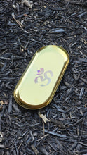 Load image into Gallery viewer, Gold Om Engraved Tray