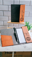 Load image into Gallery viewer, Custom Leatherette Padfolio