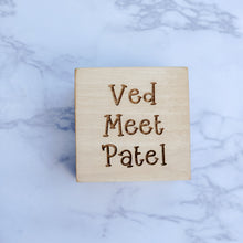 Load image into Gallery viewer, Baby's Birth Block Keepsake