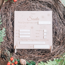 Load image into Gallery viewer, Christmas Wishlist Plaque
