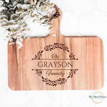 Load image into Gallery viewer, Family Wreath Cheeseboard