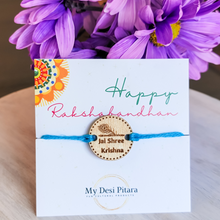 Load image into Gallery viewer, Engraved Jai Shree Rakhi