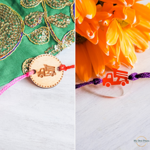 Load image into Gallery viewer, Dump Truck Escavador Rakhi
