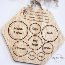 Load image into Gallery viewer, Engraved Ganesha Pooja Tray
