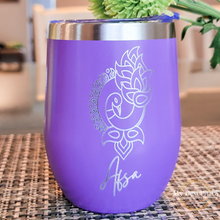 Load image into Gallery viewer, Personalized Peacock Wine Tumbler