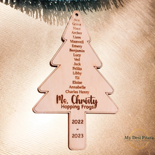 Load image into Gallery viewer, Teacher Class Name Ornament