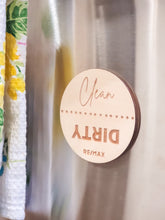 Load image into Gallery viewer, Clean Dirty Dishwasher Magnet