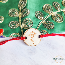 Load image into Gallery viewer, Engraved Ganesha Rakhi